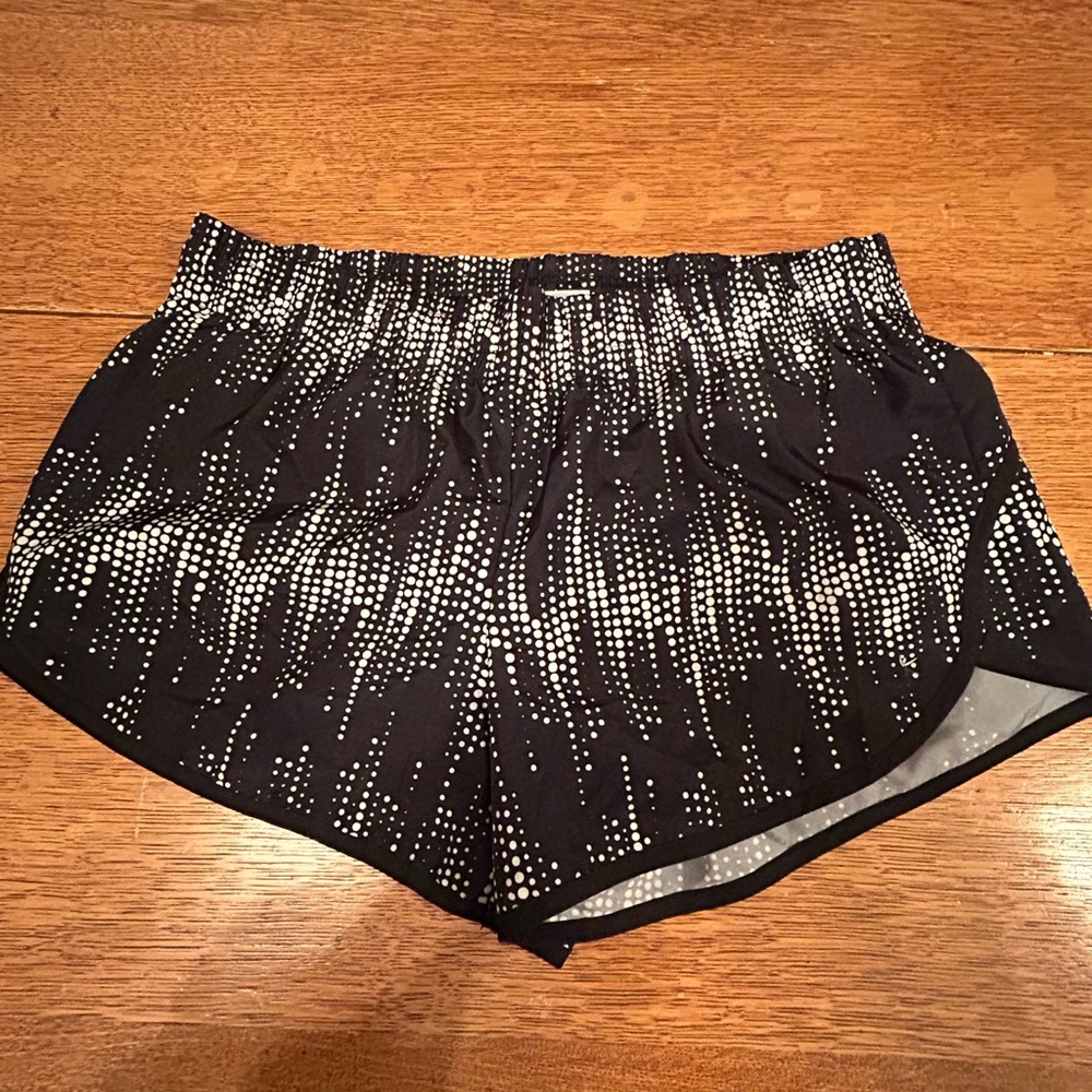 Danskin Now Black and White Athletic Shorts